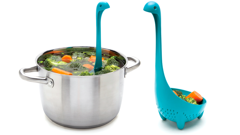 Illustration for article titled Aww, There's a Colander Spoon Version of That Adorable Loch Ness Ladle
